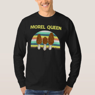 Camiseta Morel Para Mulheres Mãe Morel Mushroom Fungi Hunte