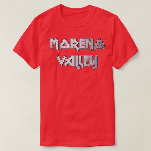 Camiseta Moreno Valley (Frente do Design)