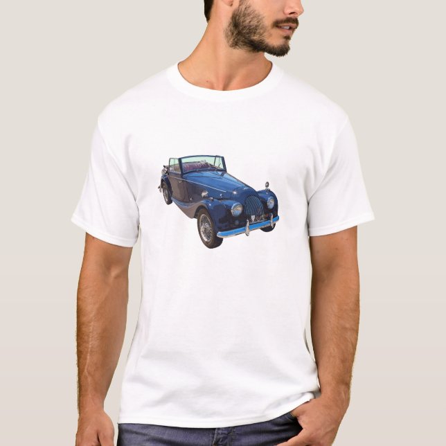Camiseta Morgan 1964 mais o carro de 4 esportes convertível (Frente)
