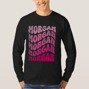 Camiseta Morgan Retro Primeiro Nome Personalizado Morgan Gr