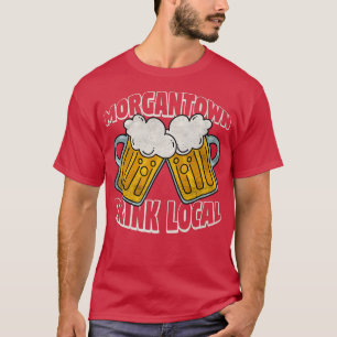 Camiseta Morgantown Artesanato Beer, West Virginia Beer Dri