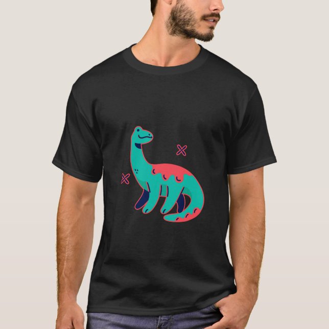Camiseta Moriah Elizabeth, o dinossauro (Frente)