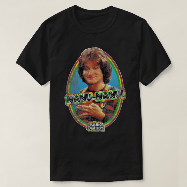 Camiseta Mork & Mindy Nanu Nanu  (Frente do Design)