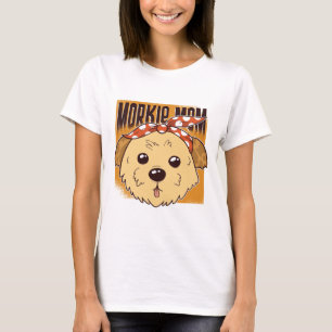 Camiseta Morkie Mãe Design