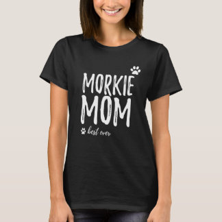 Camiseta Morkie Mãe Yorkie Maltês Cachorro Mãe Brinquedos