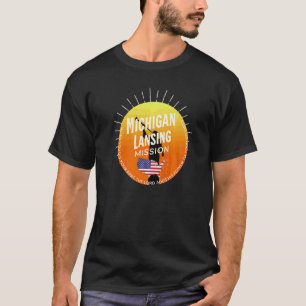 Camiseta Mórmon Missionário da Missão Sds de Lansing Michig