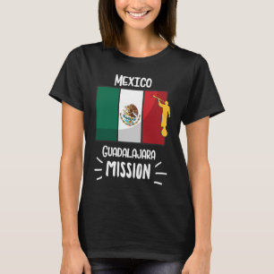 Camiseta Mórmon missionário da Missão SUD Guadalajara Méxic