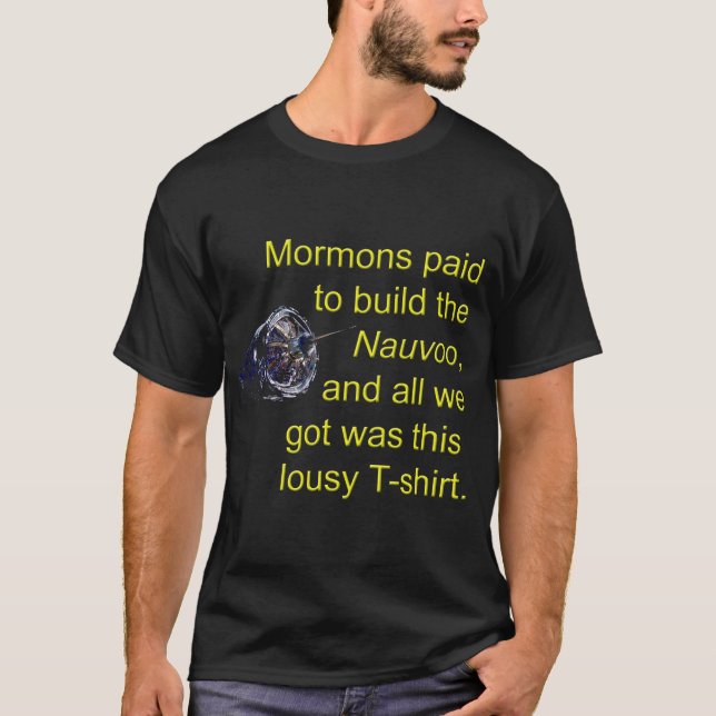 Camiseta Mormons pagos para construir o Nauvoo (Frente)