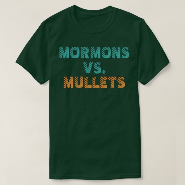 CAMISETA MORMONS VS MULLETS (Frente do Design)