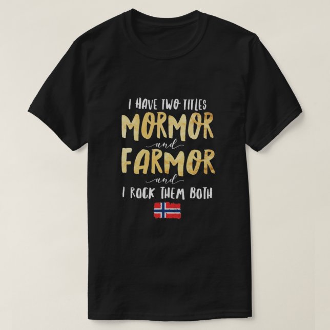 CAMISETA MORMOR E AGRICULTOR (Frente do Design)