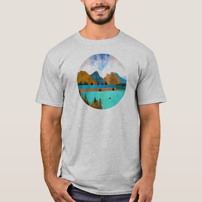 Camiseta Morning Lake Rower (Frente)