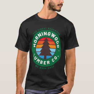 Camiseta Morning Wood Lumber Company Camping Carpenter