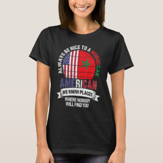 Camiseta Moroccan American We know Places where Country Mor