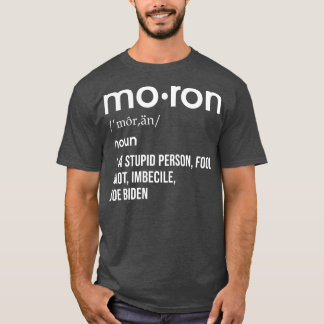 Camiseta moron Biden