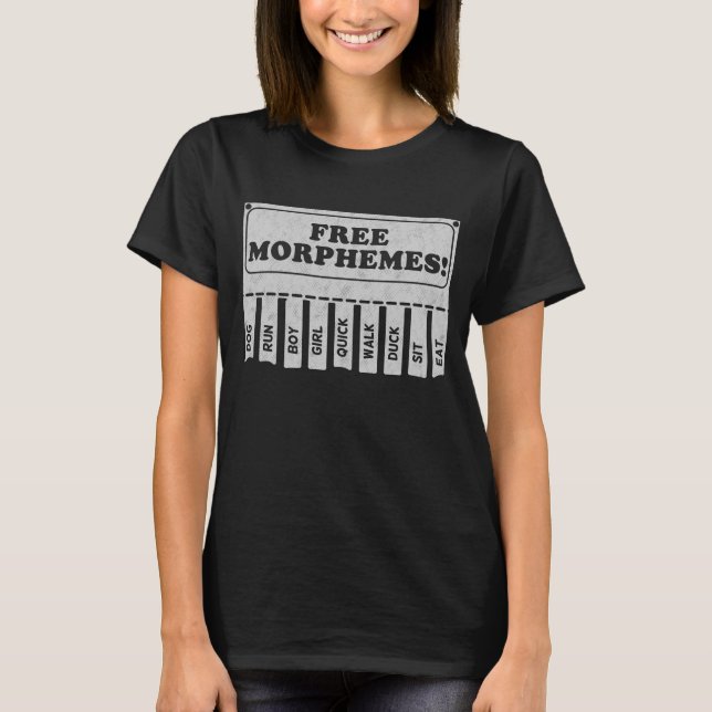 Camiseta Morphemes Gratuitos (Frente)