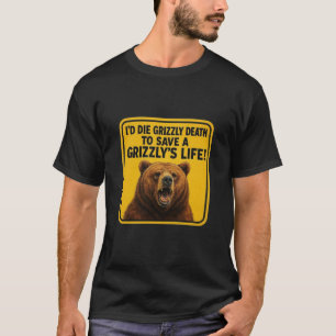 Camiseta Morreria uma morte desagradável para salvar a vida