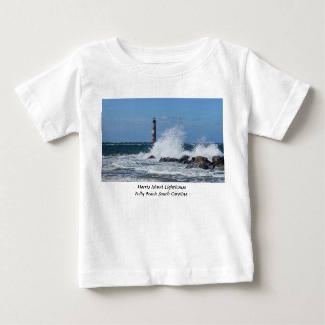 Camiseta Morris Island Lighthouse Splash (Frente)