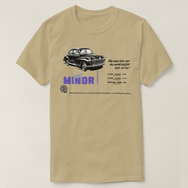 CAMISETA MORRIS MINOR 1  (Frente do Design)