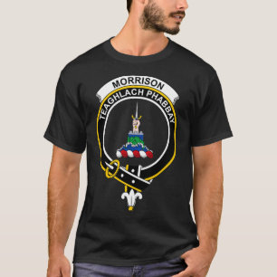 Camiseta Morrison Crest Tartan Clan Scottish Clan