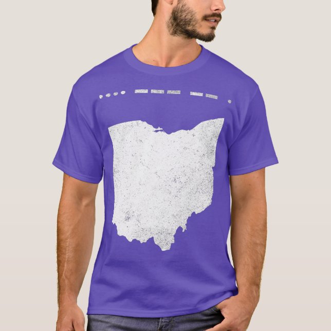 Camiseta Morse Code Ohio Home Tshirt Fantástica ideia de pr (Frente)