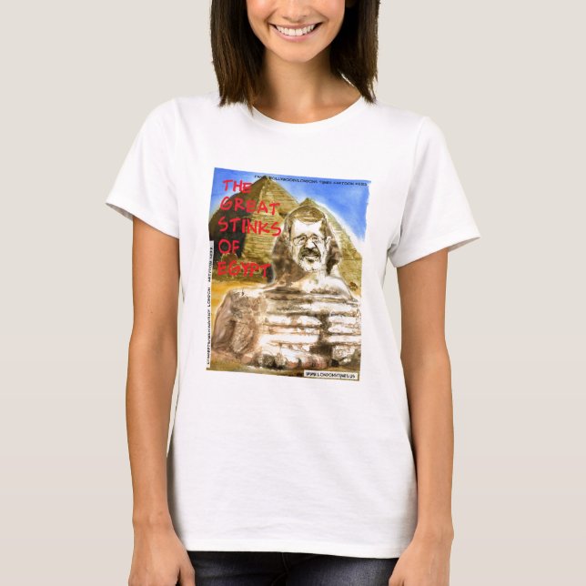 Camiseta Morsi Grande Fedor do Egito Engraçado (Frente)