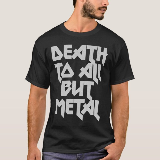 Camiseta Morte a todos, exceto à caldeira de jato essencial (Frente)