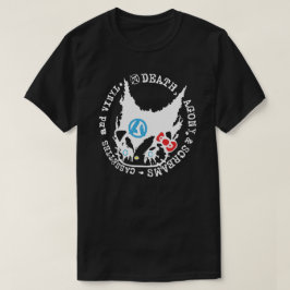 Camiseta Morte, Agonia e Gritares Cassetes e Vinil
