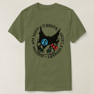 Camiseta Morte, Agonia e Gritares Cassetes e Vinil