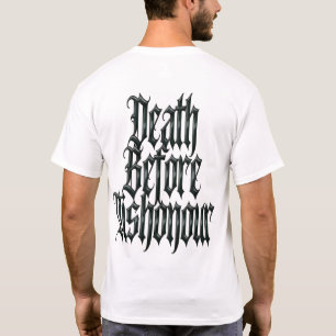 Camiseta Morte Antes da Desonra