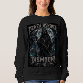 Camiseta Morte Antes de Desmontar Grande Dane Ceifador Moto