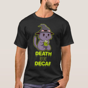 Camiseta Morte Antes Do Café De Café De Café Otaku