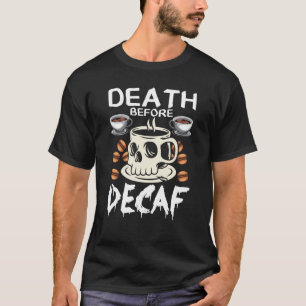 Camiseta Morte Antes do Morto Decaf Casca Café Costume