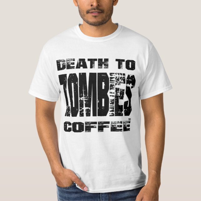 Camiseta Morte ao café dos zombis (Frente)