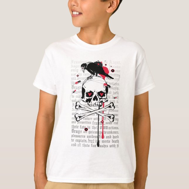 Camiseta Morte das drogas N (Frente)
