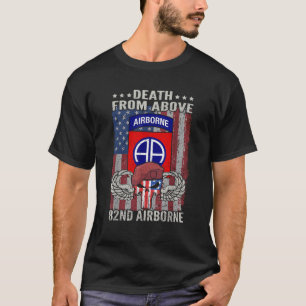 Camiseta Morte de Acima dos EUA 82.a Divisão de Transporte