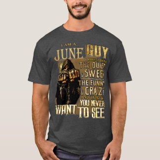 Camiseta Morte Eu Sou Uma Cara De Junho Eu Tenho 3 Lados O 