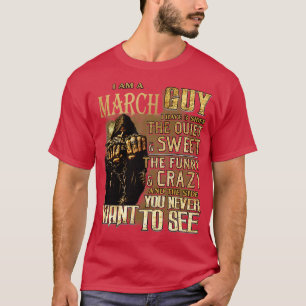 Camiseta Morte Eu Sou Uma Cara De Marcha Eu Tenho 3 Lados O