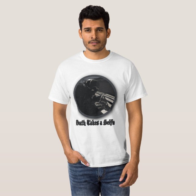 Camiseta Morte leva uma selfie (Frente Completa)