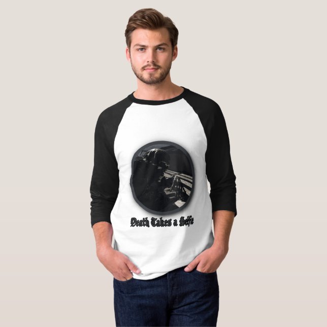 Camiseta Morte leva uma selfie (Frente Completa)