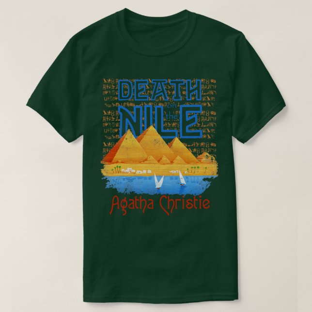 Camiseta Morte no Nilo Agatha Christie (Frente do Design)