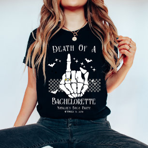 Camiseta Morte Personalizada De Um Festa De Noiva Bachelore