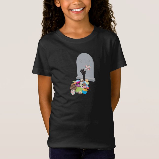 Camiseta Morte por Candy Halloween Design (Frente)