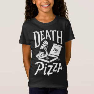 Camiseta Morte por Pizza engraçada