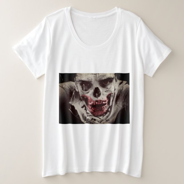Camiseta "Morto Cansado, Ainda Fome" (Frente do Design)