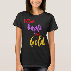 Camiseta Morto de Paixão Roxo e Dourado
