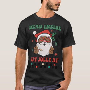 Camiseta Morto Dentro Mas Jolly Af Papai Noel Natal