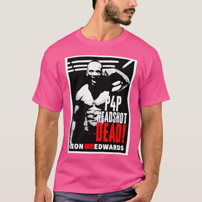 Camiseta Morto Leon Edwards Headshot (Frente)