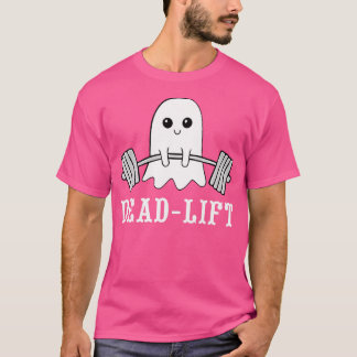 Camiseta Morto Levante Ghost Gym Peso do Halloween