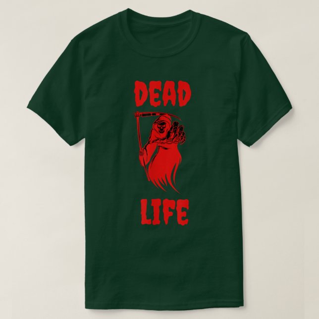 Camiseta Morto Life Grim Reaper (Frente do Design)