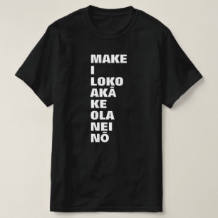 Camiseta morto, mas ainda está vivo no Havaí